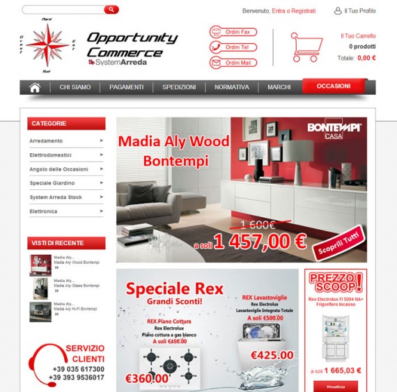 Opportunitycommerce.com Vendita Online Arredamento ed Elettrodomestici