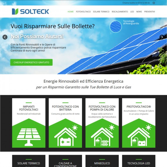 Solteck Energie Rinnovabili, Efficienza Energetica, Impianti Fotovoltaici