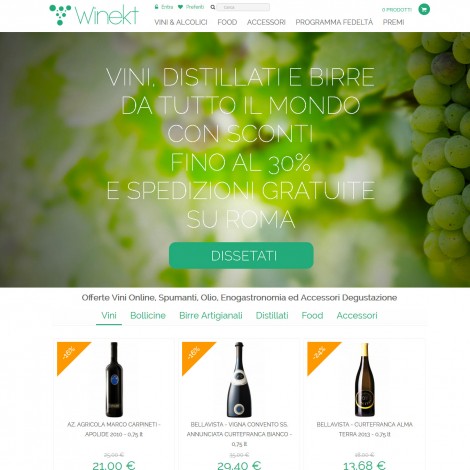 Winekt.com Offerte Vini Online