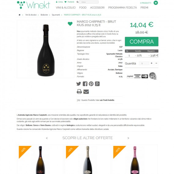 Winekt.com Offerte Vini Online