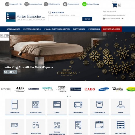 Realizzazione Ecommerce Settore Elettrodomestici e Arredamento